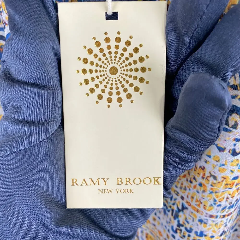 NWT Ramy Brook Paris Printed Dress Size XS - Picture 12 of 16